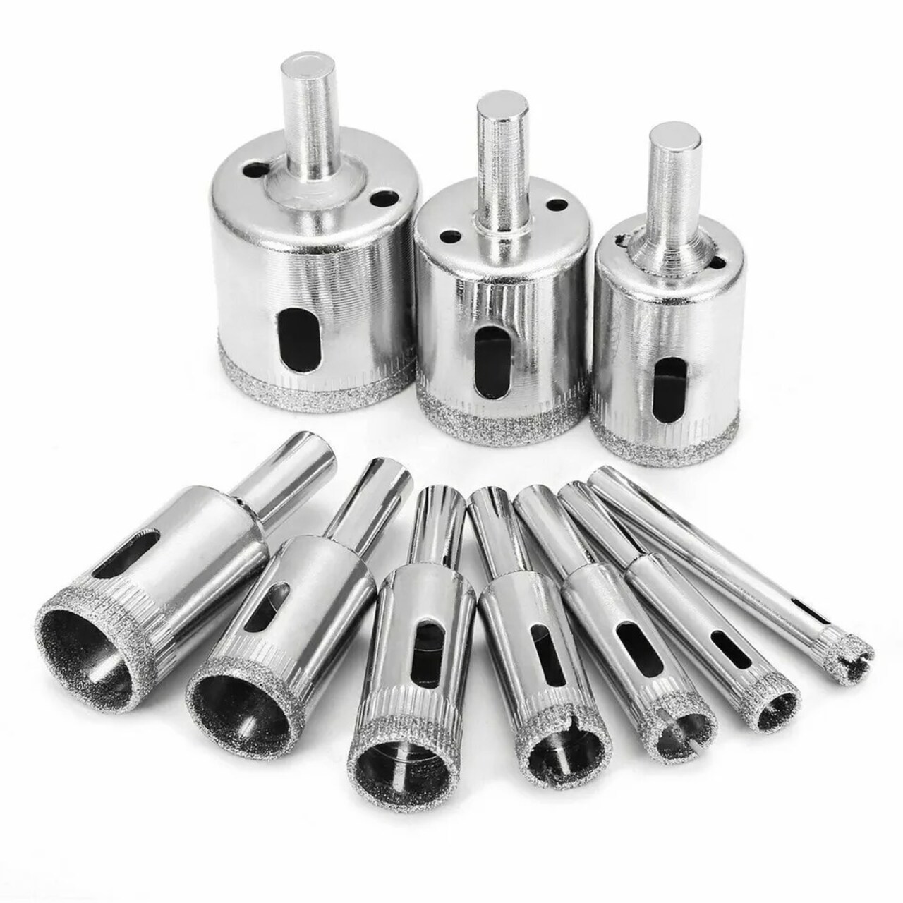 Diamond Drill Bits for Glass Ceramic Tile Porcelain Hole Maker Saw Cutting Set